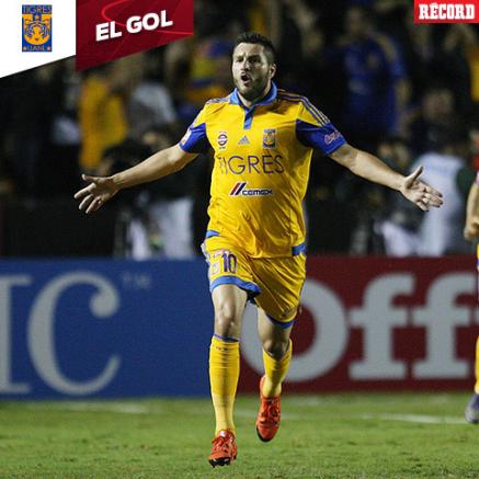 Gignac festeja su tanto 