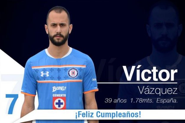 Así 'felicitó' Cruz Azul a Víctor Vázquez por su cumpleaños 29