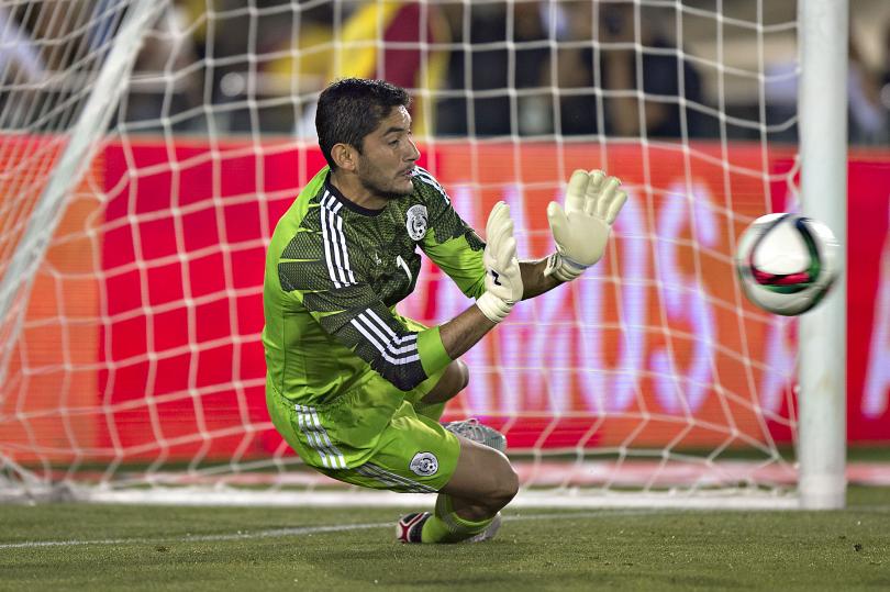 Corona, en un partido de la Copa América