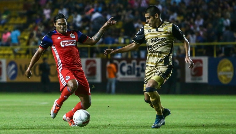 Carlos Peña durante el partido contra Dorados