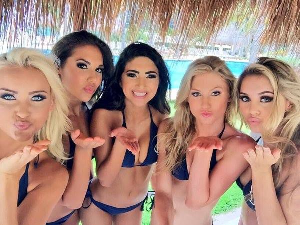 Las hermosas animadoras cautivaron a más de uno de sus fanáticos