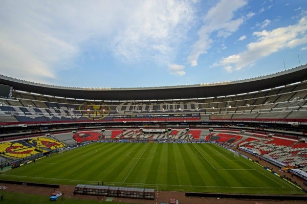 Excelente ángulo del Estadio Azteca