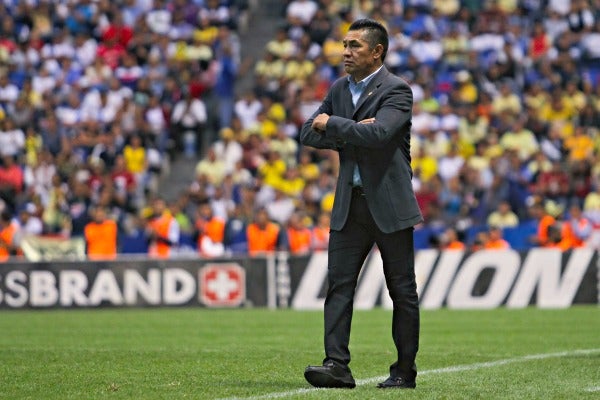 Nacho Ambriz durante el juego entre Puebla y América