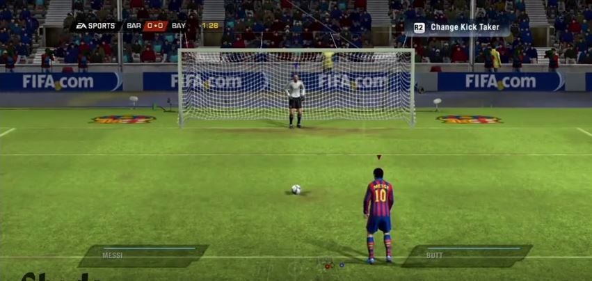 Los penaltis en FIFA 10 eran más sencillos de anotar