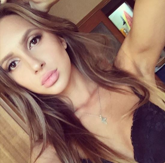 Ekaterina posa para sus seguidores en Instagram