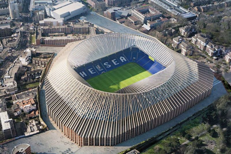 Estructura que tendrá el nuevo Stamford Bridge