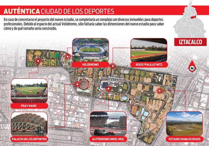 Así luciría la Ciudad de los Deportes