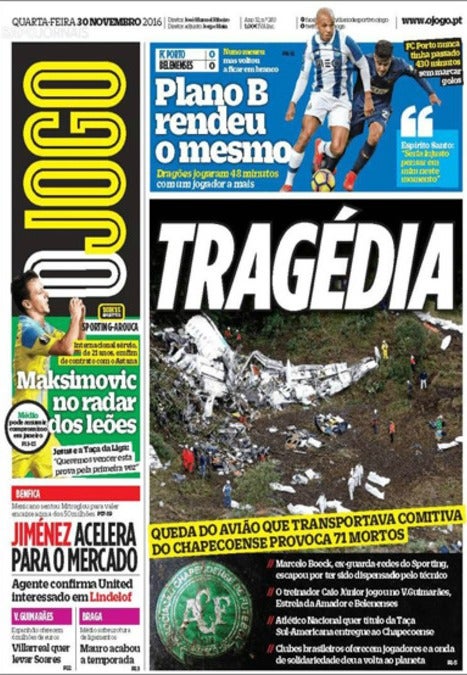 Como una "tragedia" catalogaron en Portugal 