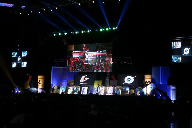La presentación de un equipo de Aztek Gaming en Games Celebration