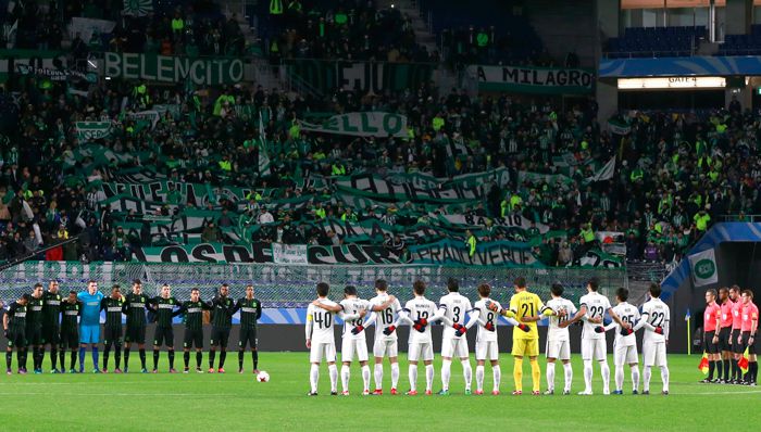 Atlético Nacional y Kashima Antlers rinden homenaje al Chapeco