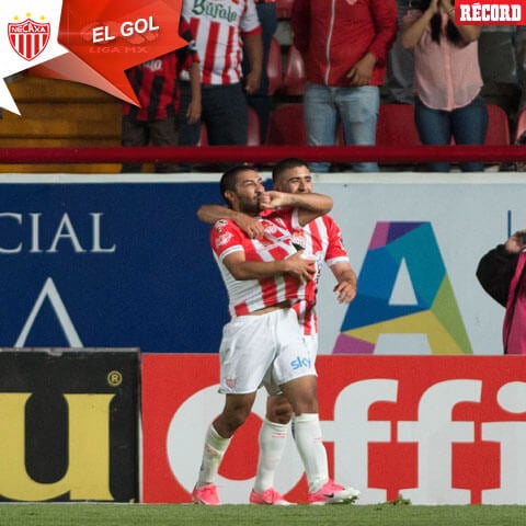 Nicolás Maturana celebra su gol frente a Morelia
