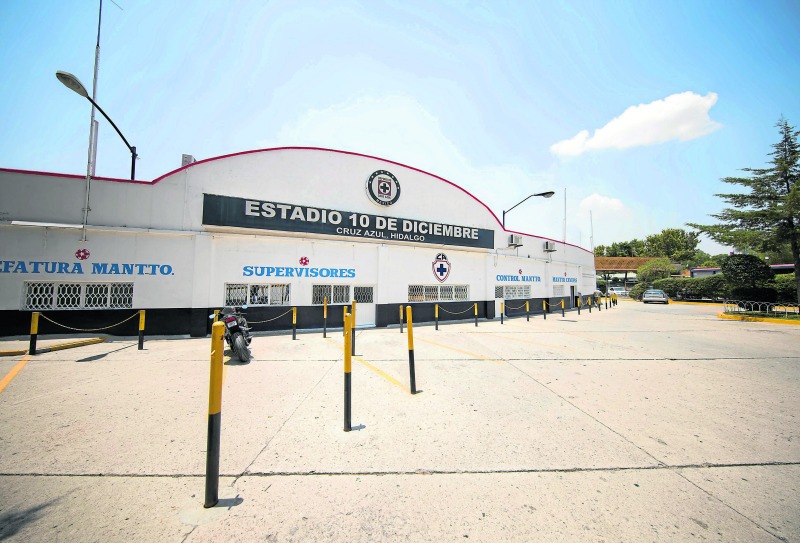 El estadio 10 de diciembre ubicado en Ciudad Cooperativa Cruz Azul