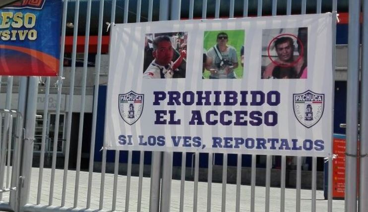 Nueva pancarta del Pachuca en las afueras del Hidalgo