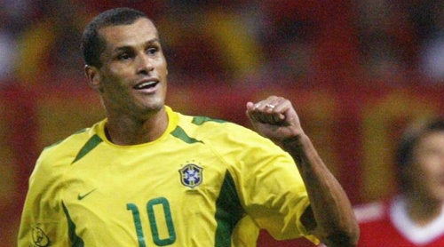 Rivaldo, con la selección brasileña