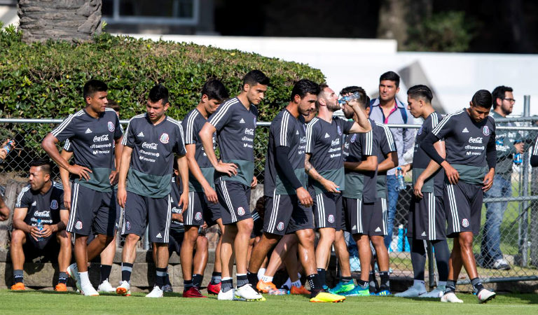 Selección Mexicana entrena previo al duelo vs Escocia