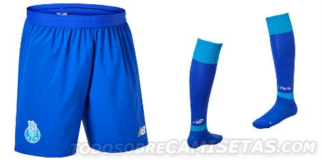 Short y calcetas del uniforme del Porto