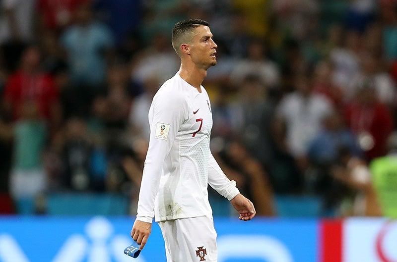 Cristiano se lamenta tras la eliminación de Portugal