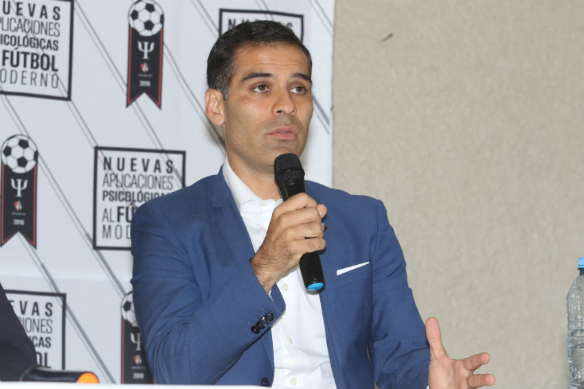 Márquez, durante primer congreso de psicología aplicada al futbol 