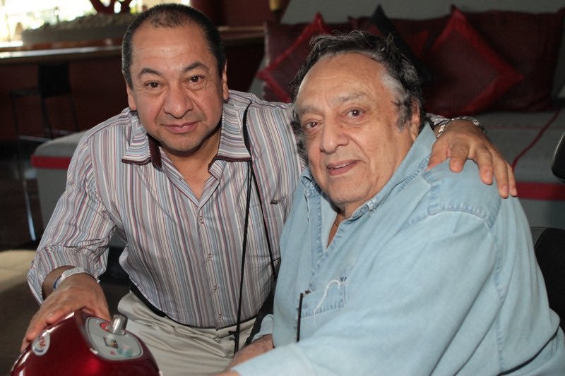 Alberto Reyes posa con José Sulaimán