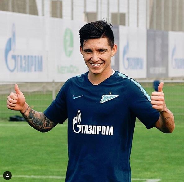 El jugador con el Zenit de San Petesburgo