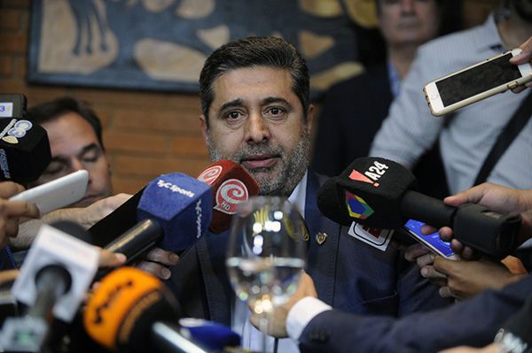 Daniel Angelici, presidente de Boca Juniors