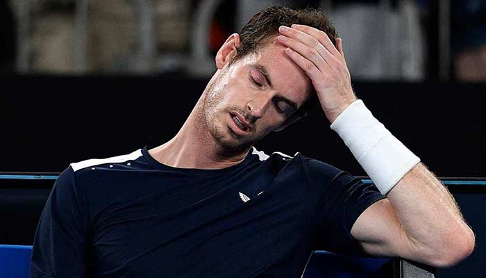 Murray al término del juego de la primera ronda 