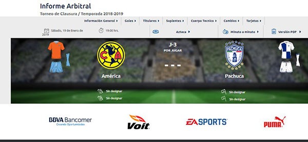 El uniforme ya aparece en la página de Liga MX 