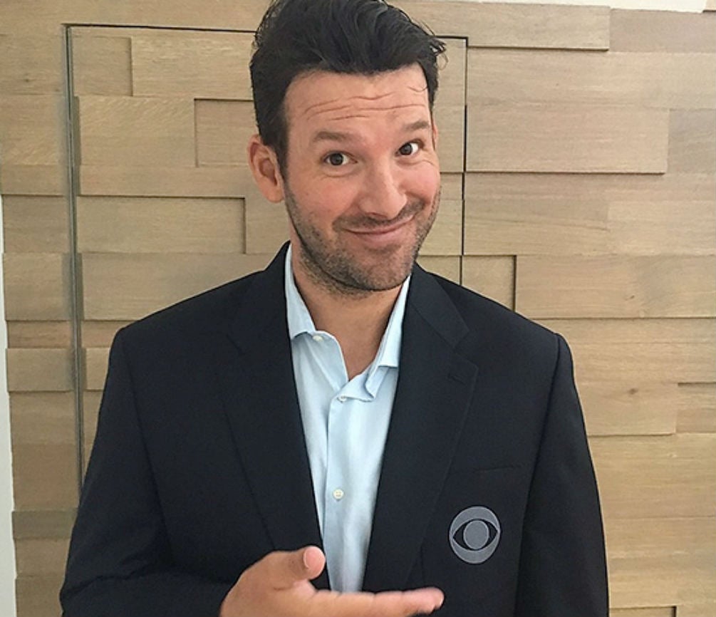 Tony Romo como analista de la CBS