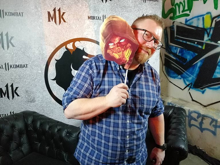 Andrew Stein visitó la CDMX para presentar el nuevo MK11