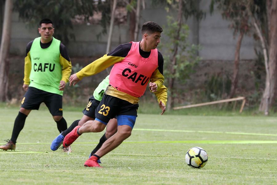 Esteban Carvajal en práctica con Coquimbo Unido