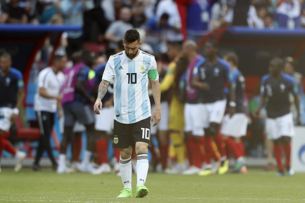 Messi, tras caer en el Mundial contra Francia