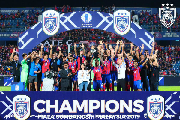 Johor Darul Ta'zim tras conquistar el título de la Supercopa