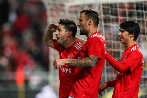 Pizzi celebra su anotación ante el Nacional