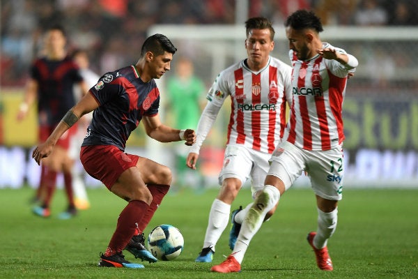 Guzmán, en el partido contra Chivas