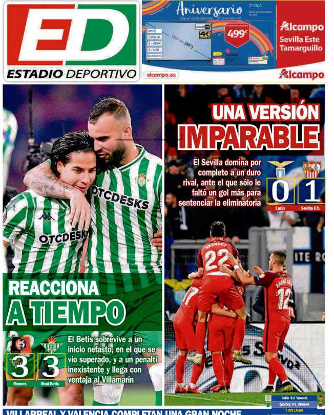 Portada de Estadio Deportivo 