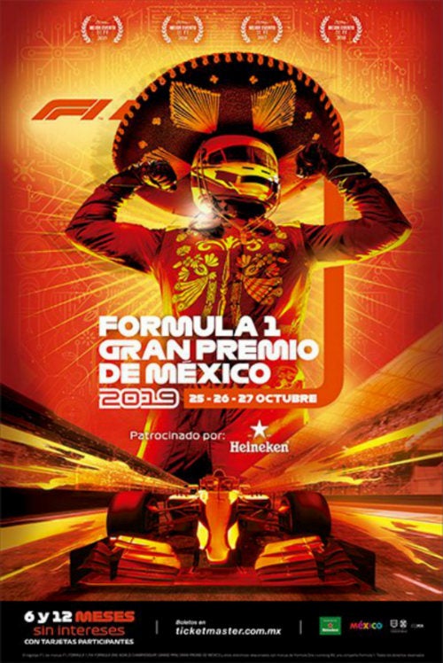Nuevo póster del Gran Premio de México 2019