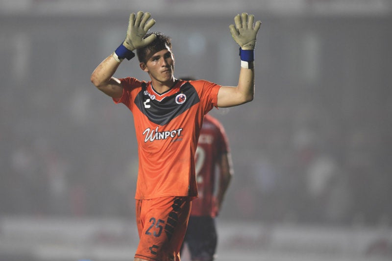 Sebastián Jurado, portero del Veracruz