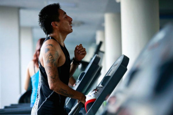 Pacheco durante una sesión de entrenamiento en las instalaciones del Deportivo Chapultepec