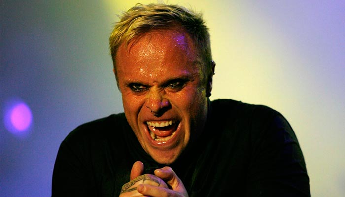 Keith Flint en concierto con 'The Prodigy'