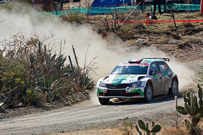 Benito Guerra en el segundo día del Rally