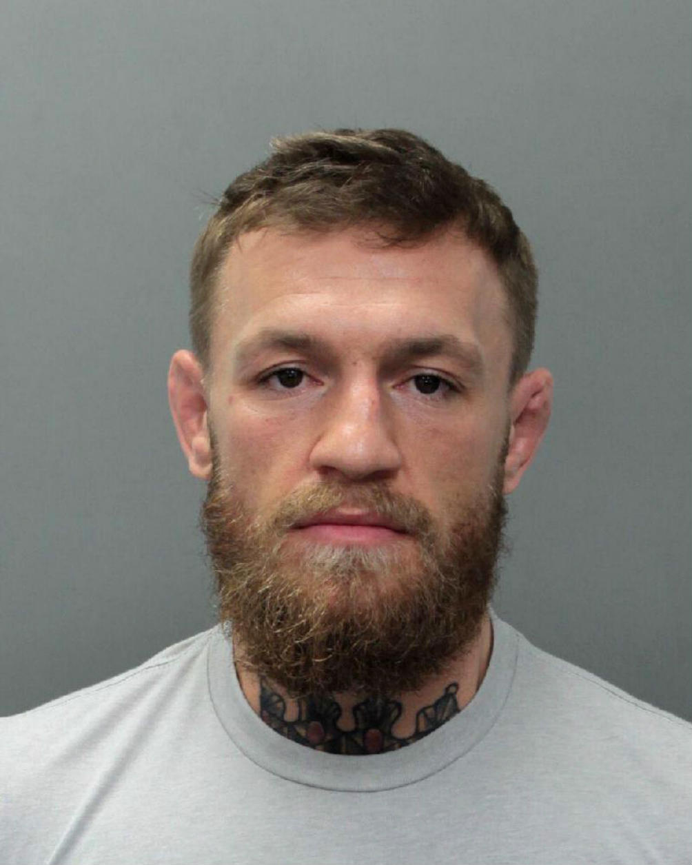 Conor McGregor luego de ser arrestado en Miami
