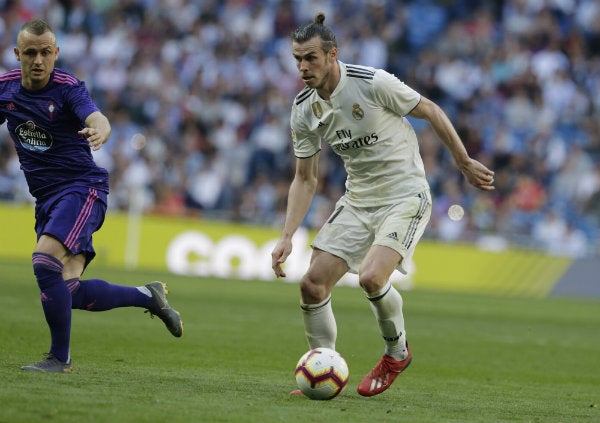 Bale durante el partido contra Celta