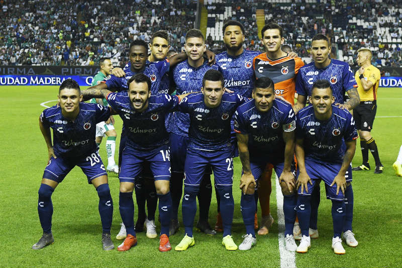 Once de Veracruz para el juego contra León