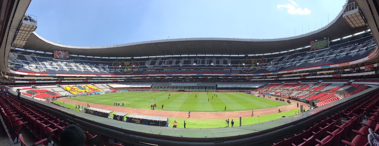 Vista del Estadio Azteca