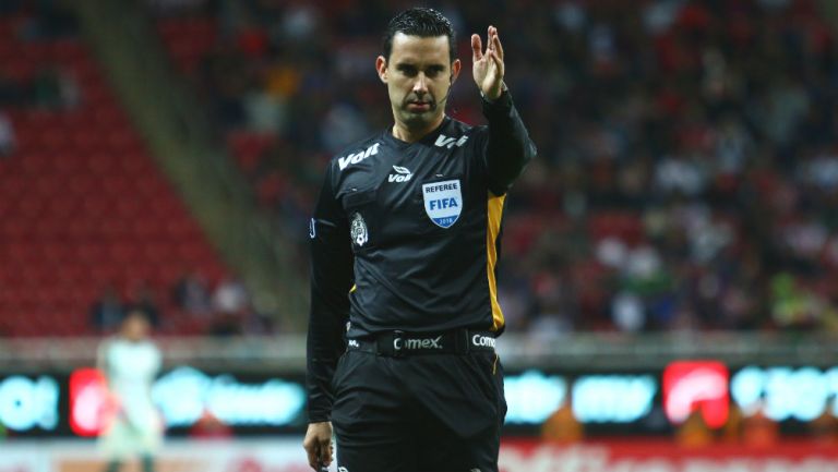 César Ramos, durante el encuentro entre Chivas contra Tigres