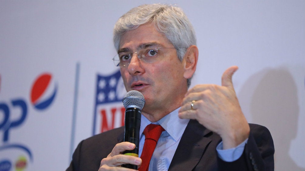 Arturo Olivé, Director de la NFL México, durante rueda de prensa