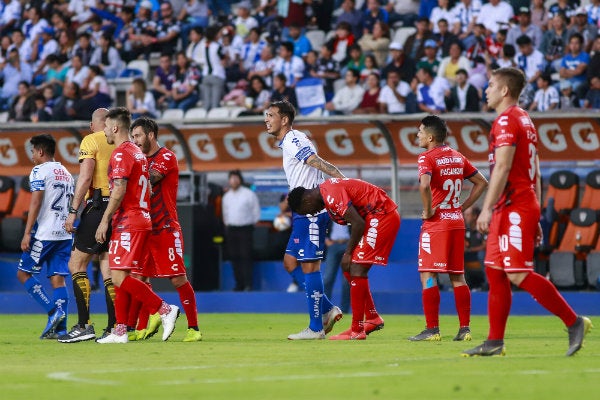 Jugadores de Veracruz, después del partido