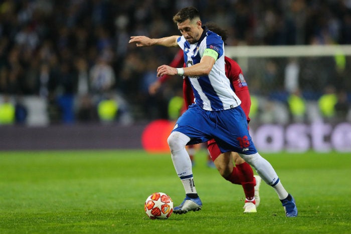 Herrera, en un partido del Porto