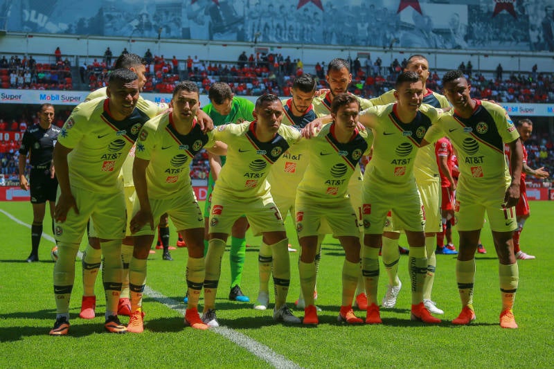 Once del América para el juego contra Toluca del C2019