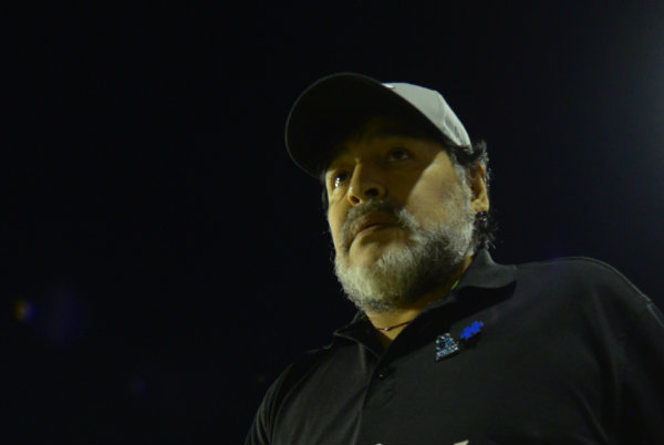 Maradona, después de un partido